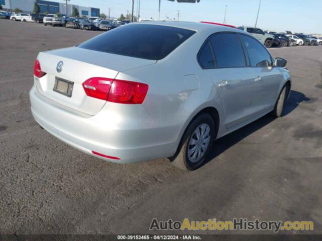 VOLKSWAGEN JETTA 2.0L S, 3VW2K7AJ4CM308547