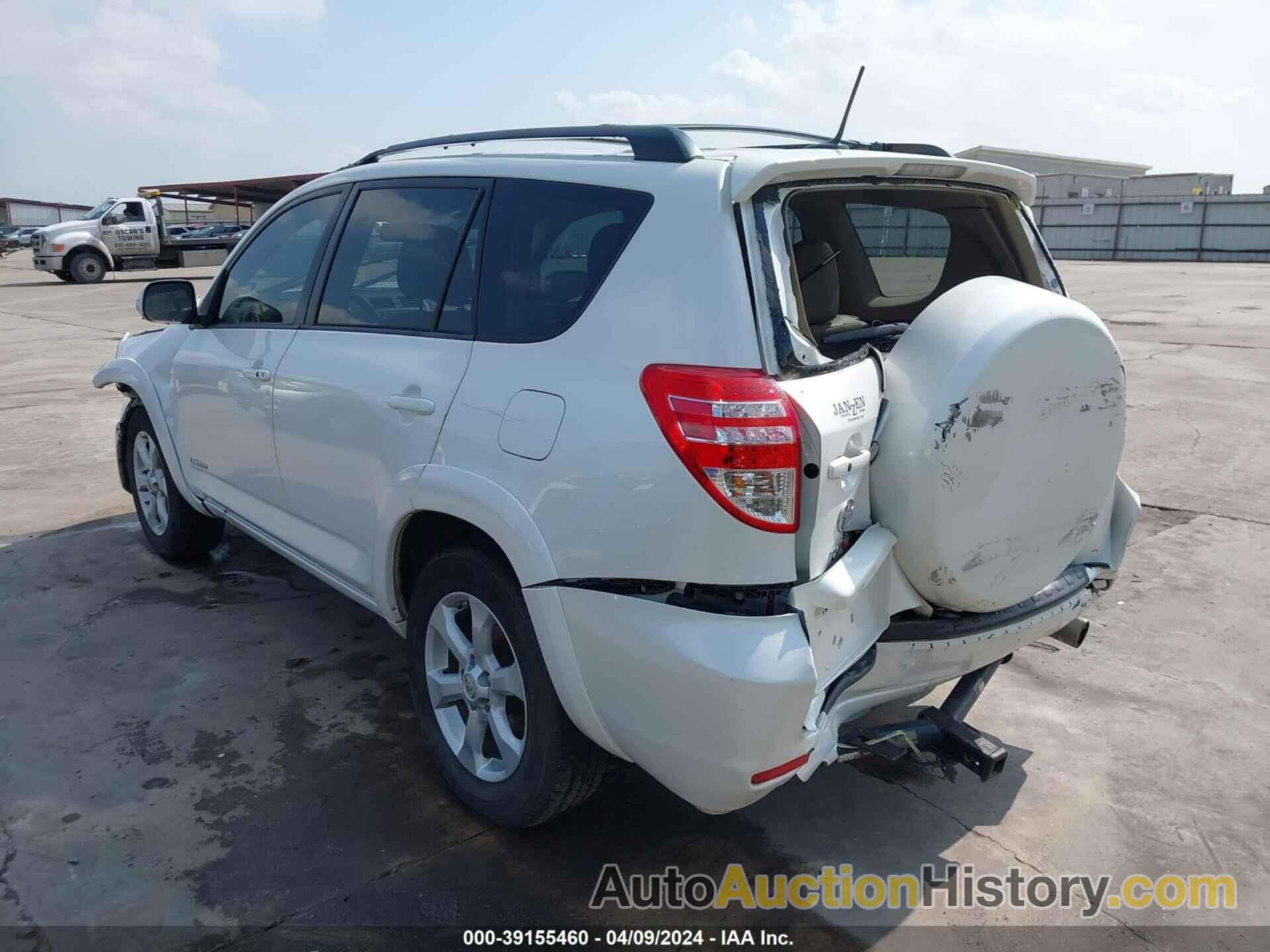 TOYOTA RAV4 LIMITED, 2T3YF4DV7CW126158