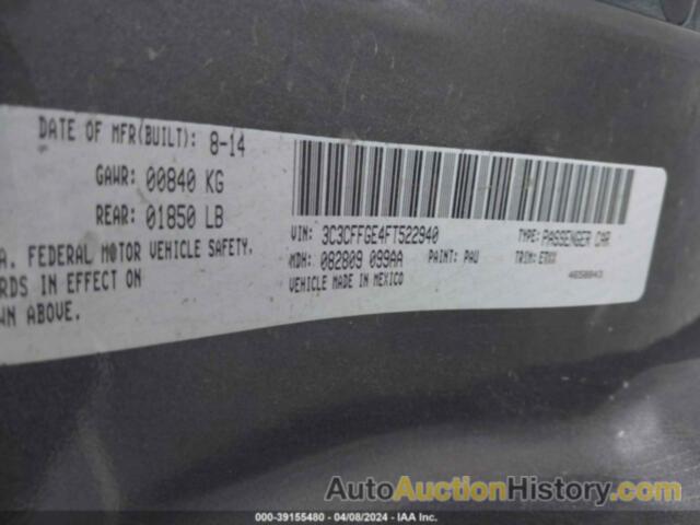 FIAT 500E BATTERY ELECTRIC, 3C3CFFGE4FT522940