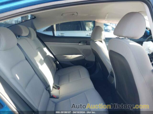 HYUNDAI ELANTRA SEL, 5NPD84LF0JH219241