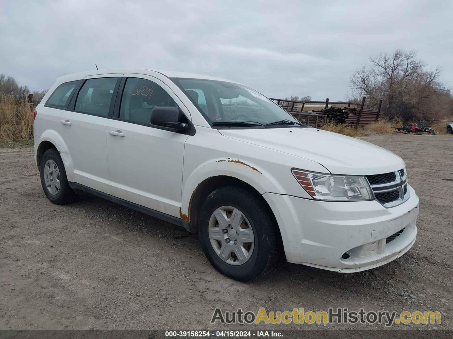 DODGE JOURNEY SE/AVP, 3C4PDCABXCT390228