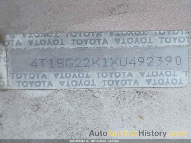 TOYOTA CAMRY CE, 4T1BG22K1XU492390