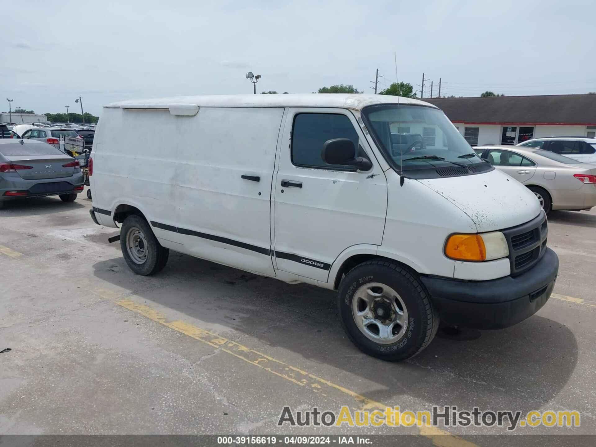 DODGE RAM VAN 2500 CONVERSION, 2B7JB21Y91K521572