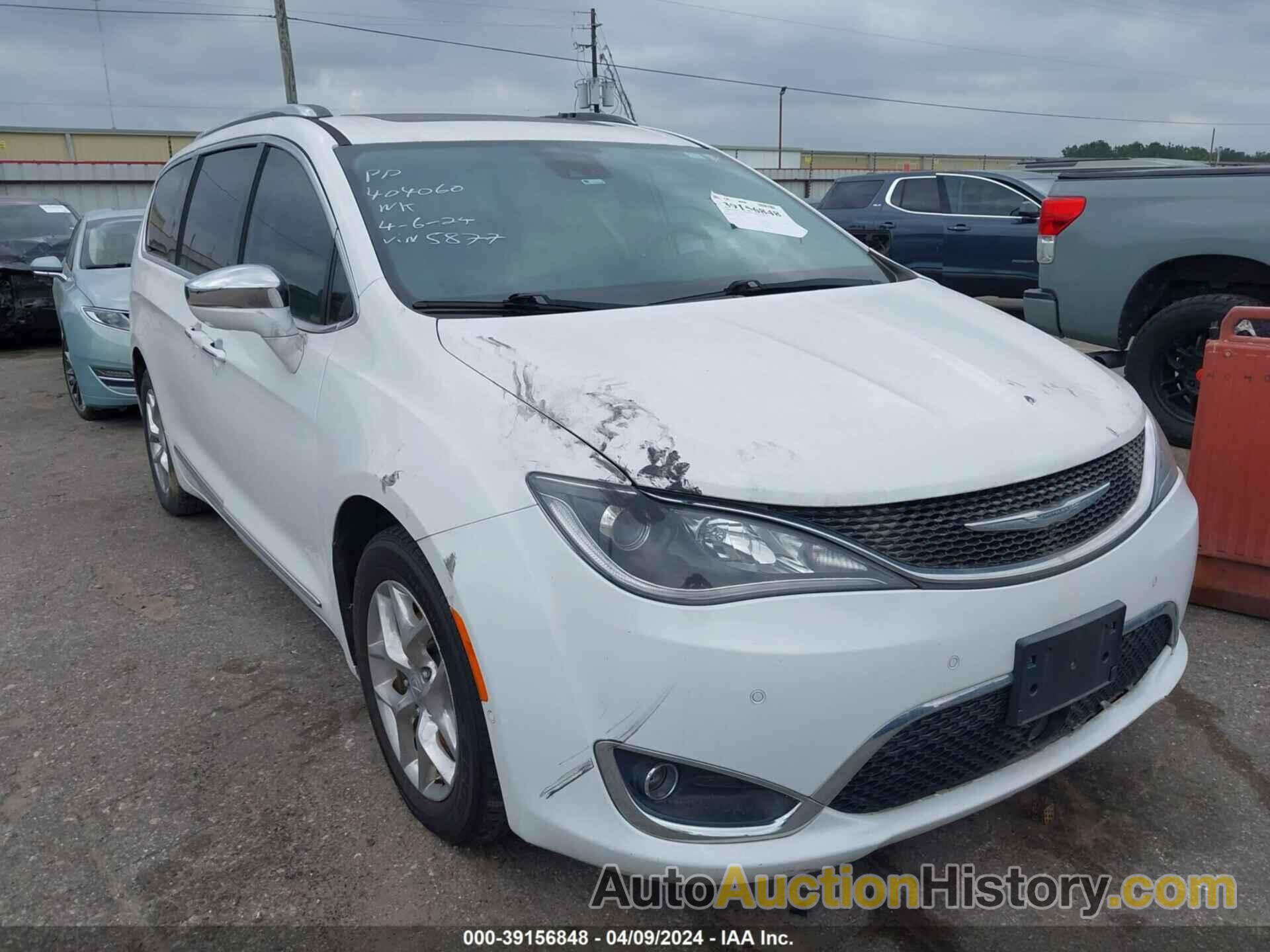 CHRYSLER PACIFICA LIMITED, 2C4RC1GG6HR635877