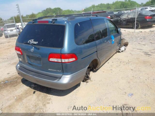 TOYOTA SIENNA XLE, 4T3ZF13CX1U408200