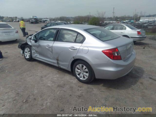 HONDA CIVIC LX, 2HGFB2F51CH562722