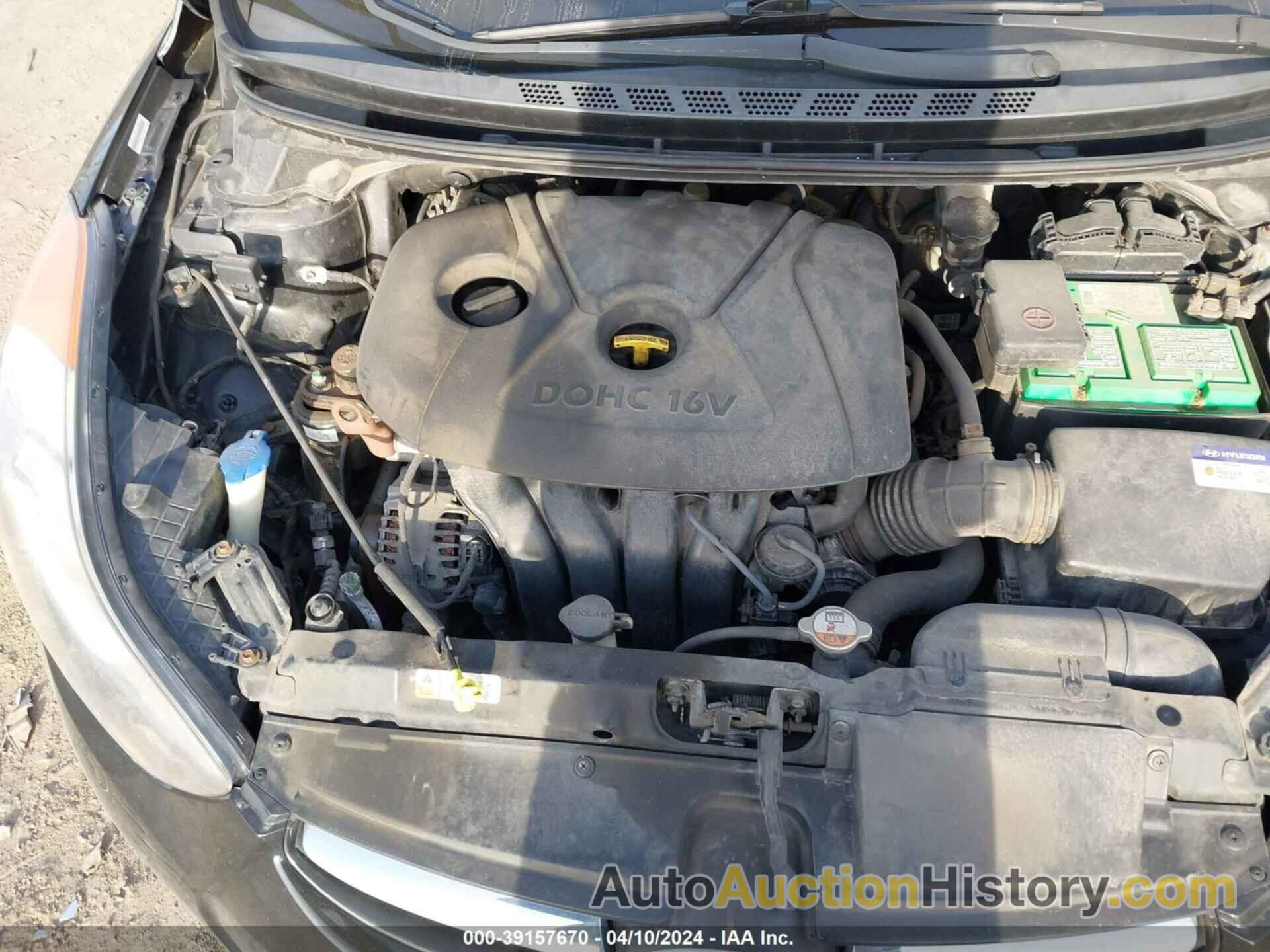 HYUNDAI ELANTRA GLS (ULSAN PLANT), KMHDH4AE9CU253967