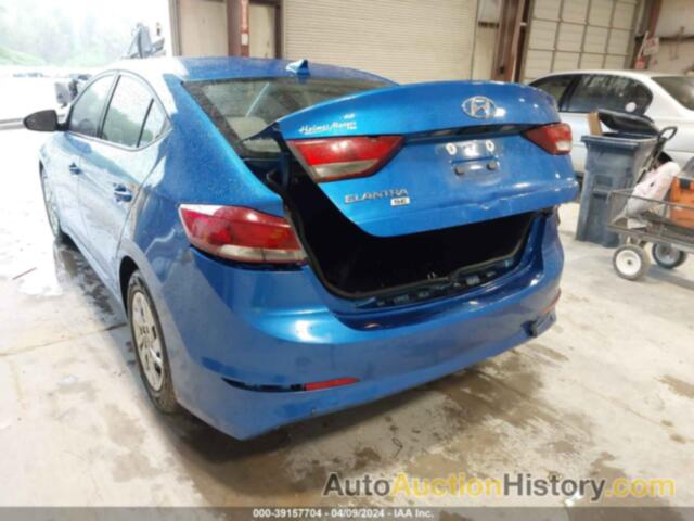 HYUNDAI ELANTRA SE, KMHD74LF7HU070776