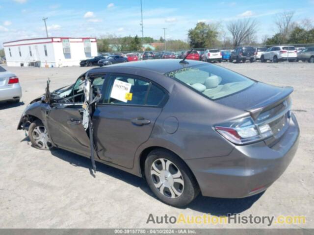 HONDA CIVIC HYBRID HYBRID, 19XFB4F24DE200378