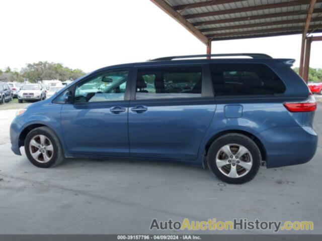 TOYOTA SIENNA LE 8 PASSENGER, 5TDKZ3DCXHS834726