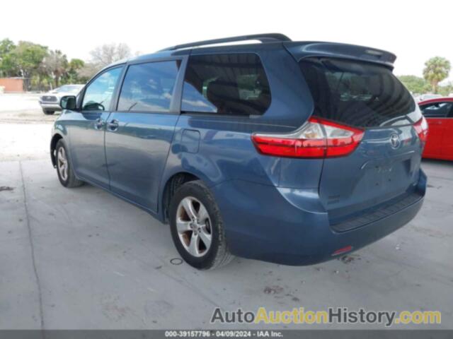 TOYOTA SIENNA LE 8 PASSENGER, 5TDKZ3DCXHS834726