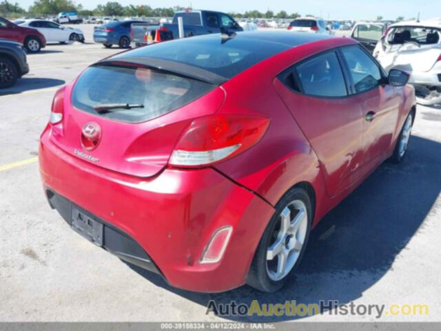 HYUNDAI VELOSTER BASE W/RED/BLACK, KMHTC6AD8CU074719