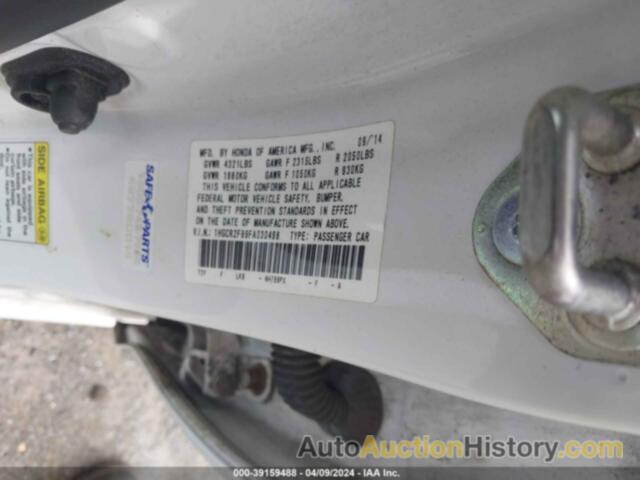 HONDA ACCORD EX-L, 1HGCR2F89FA030498