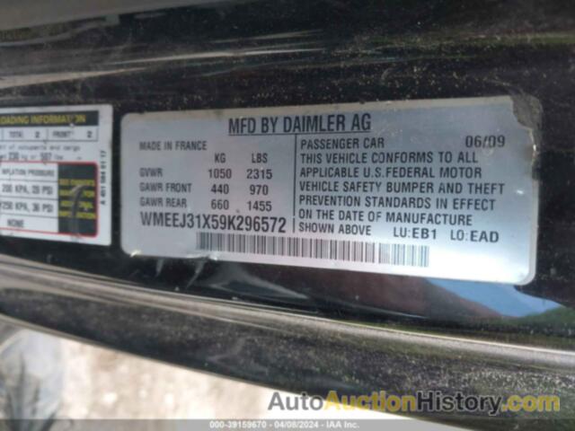 SMART FORTWO BRABUS/PASSION/PURE, WMEEJ31X59K296572