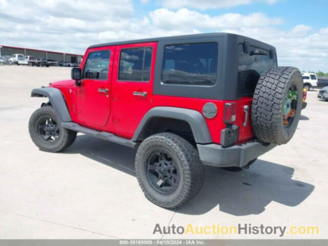 JEEP WRANGLER JK UNLIMITED SPORT S 4X4, 1C4BJWDG7JL808653