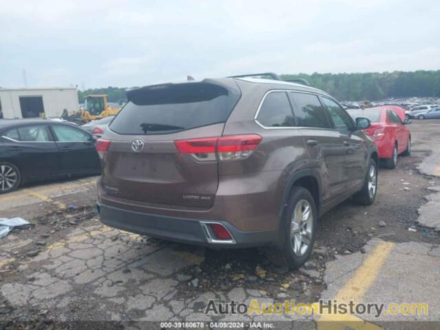 TOYOTA HIGHLANDER LIMITED, 5TDDZRFH0HS436512