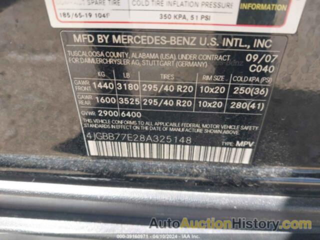 MERCEDES-BENZ ML 63 AMG 4MATIC, 4JGBB77E28A325148