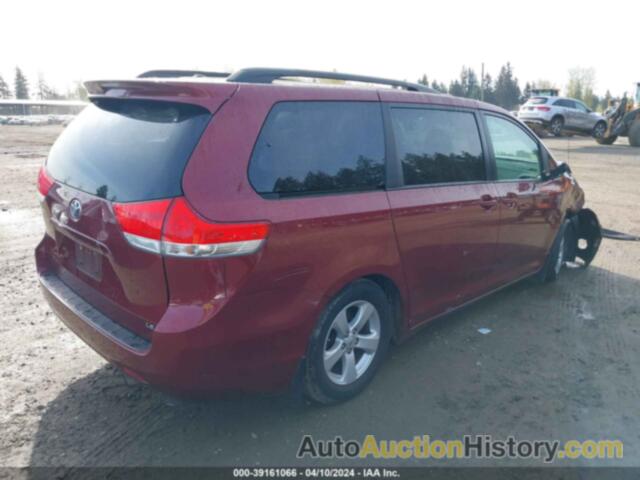 TOYOTA SIENNA LE V6 8 PASSENGER, 5TDKK3DC9DS306335