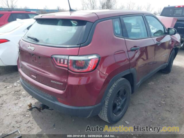 JEEP COMPASS SPORT FWD, 3C4NJCAB3LT242017