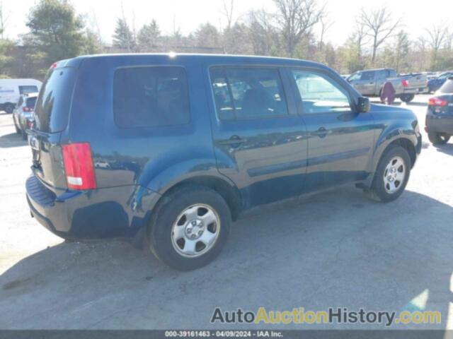 HONDA PILOT LX, 5FNYF4H28BB039227