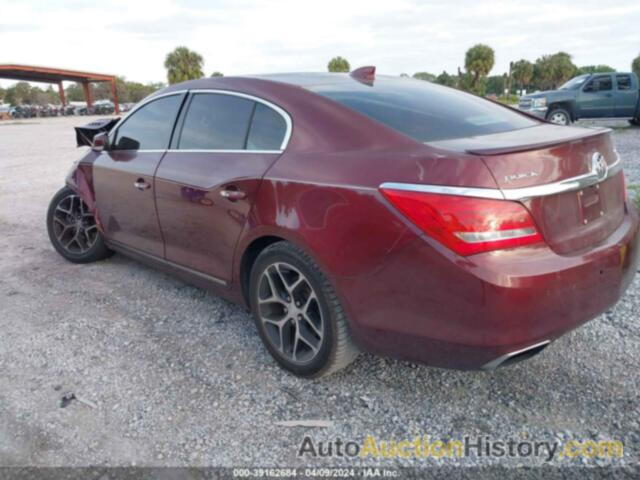 BUICK LACROSSE SPORT TOURING, 1G4G45G39GF237363