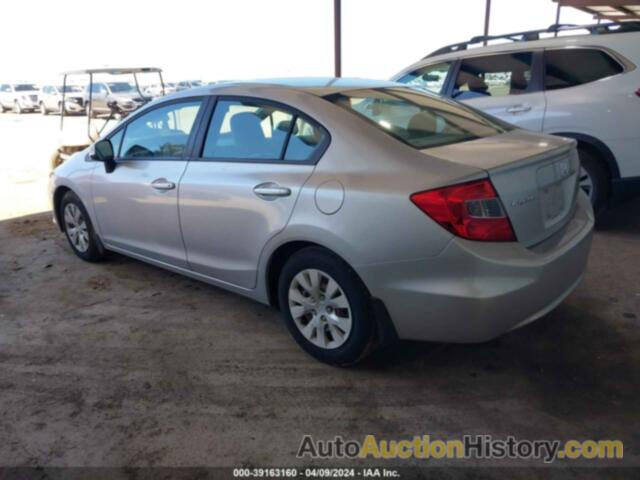 HONDA CIVIC LX, 2HGFB2F59CH592986