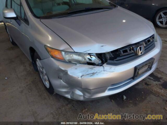 HONDA CIVIC LX, 2HGFB2F59CH592986