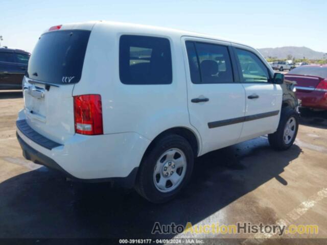 HONDA PILOT LX, 5FNYF3H23EB005842