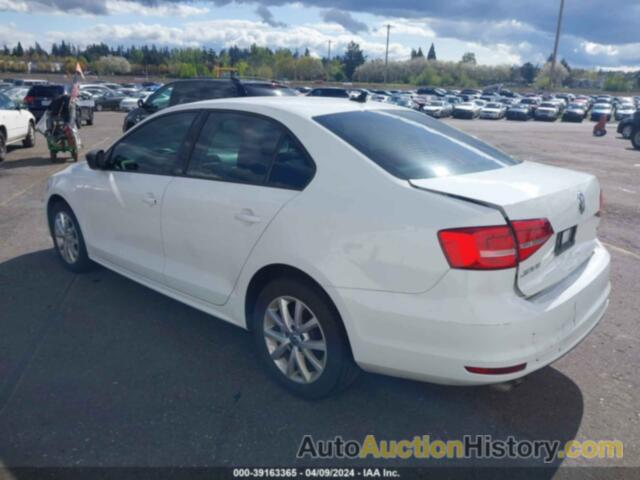 VOLKSWAGEN JETTA 1.8T SE, 3VWD07AJ5FM265839