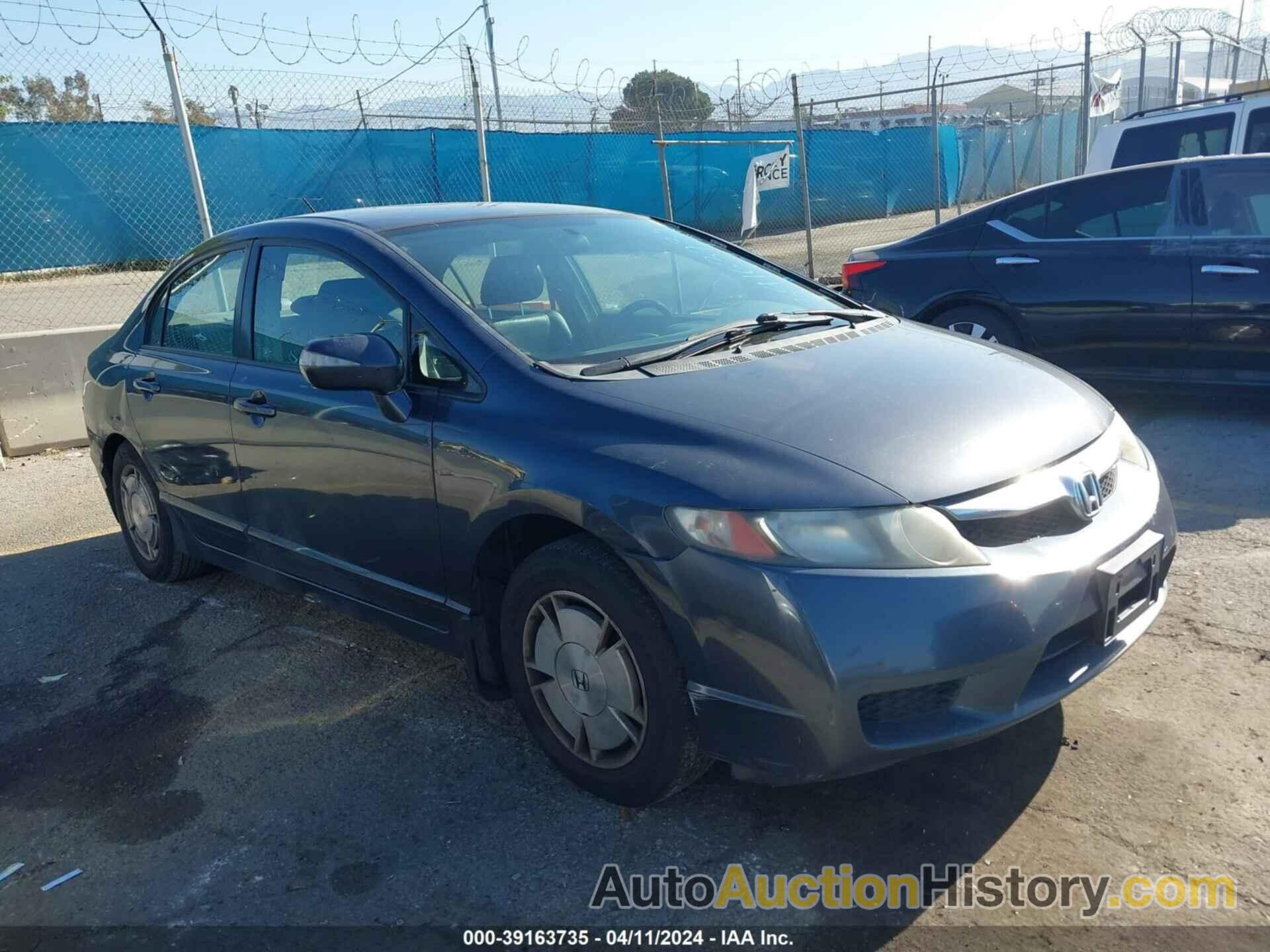 HONDA CIVIC HYBRID, JHMFA36279S010963