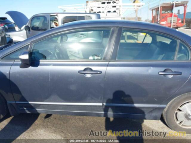 HONDA CIVIC HYBRID, JHMFA36279S010963