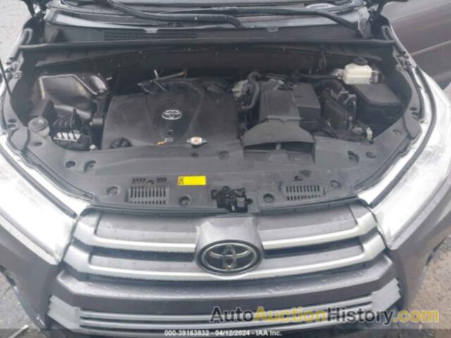 TOYOTA HIGHLANDER XLE, 5TDJZRFH6KS577174