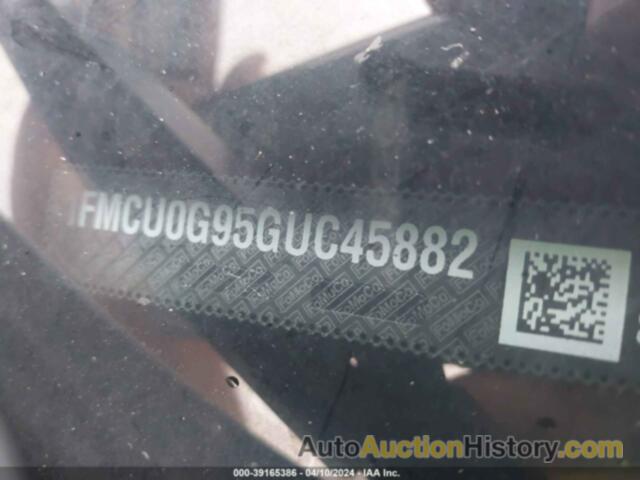 FORD ESCAPE SE, 1FMCU0G95GUC45882