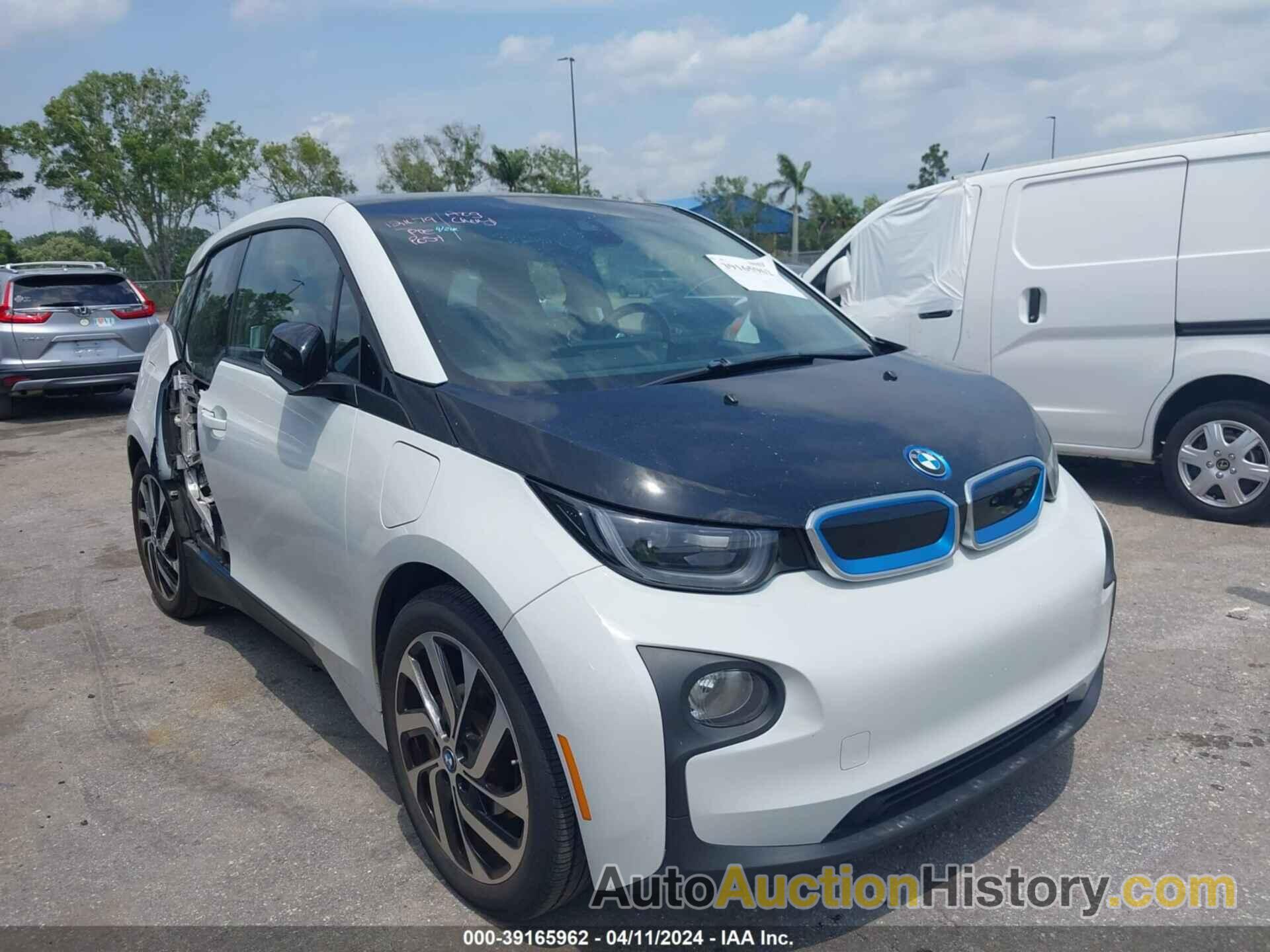 BMW I3 BASE W/RANGE EXTENDER, WBY1Z4C50GV508778