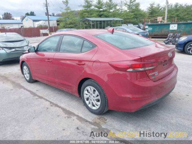 HYUNDAI ELANTRA SE, 5NPD74LF3HH116246