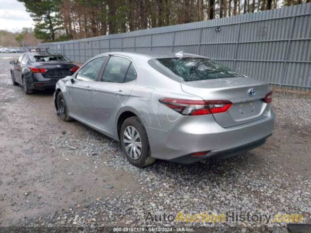 TOYOTA CAMRY LE HYBRID, 4T1C31AKXMU561942