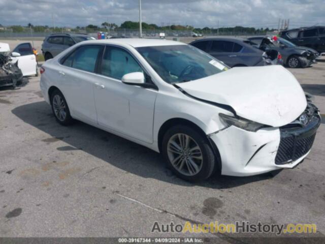 TOYOTA CAMRY SE, 4T1BF1FKXHU395293