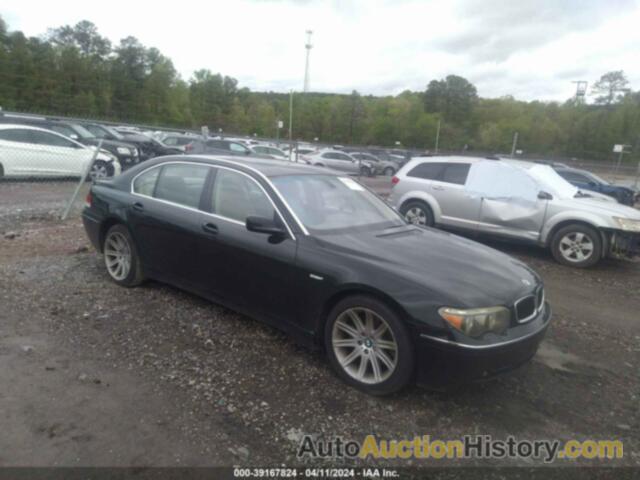 BMW 745LI, WBAGN63595DS59447