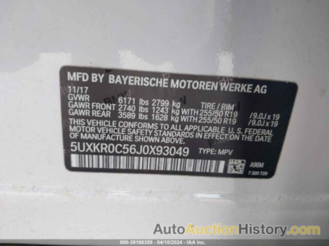 BMW X5 XDRIVE35I, 5UXKR0C56J0X93049