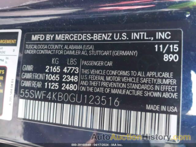 MERCEDES-BENZ C 300 4MATIC, 55SWF4KB0GU123516