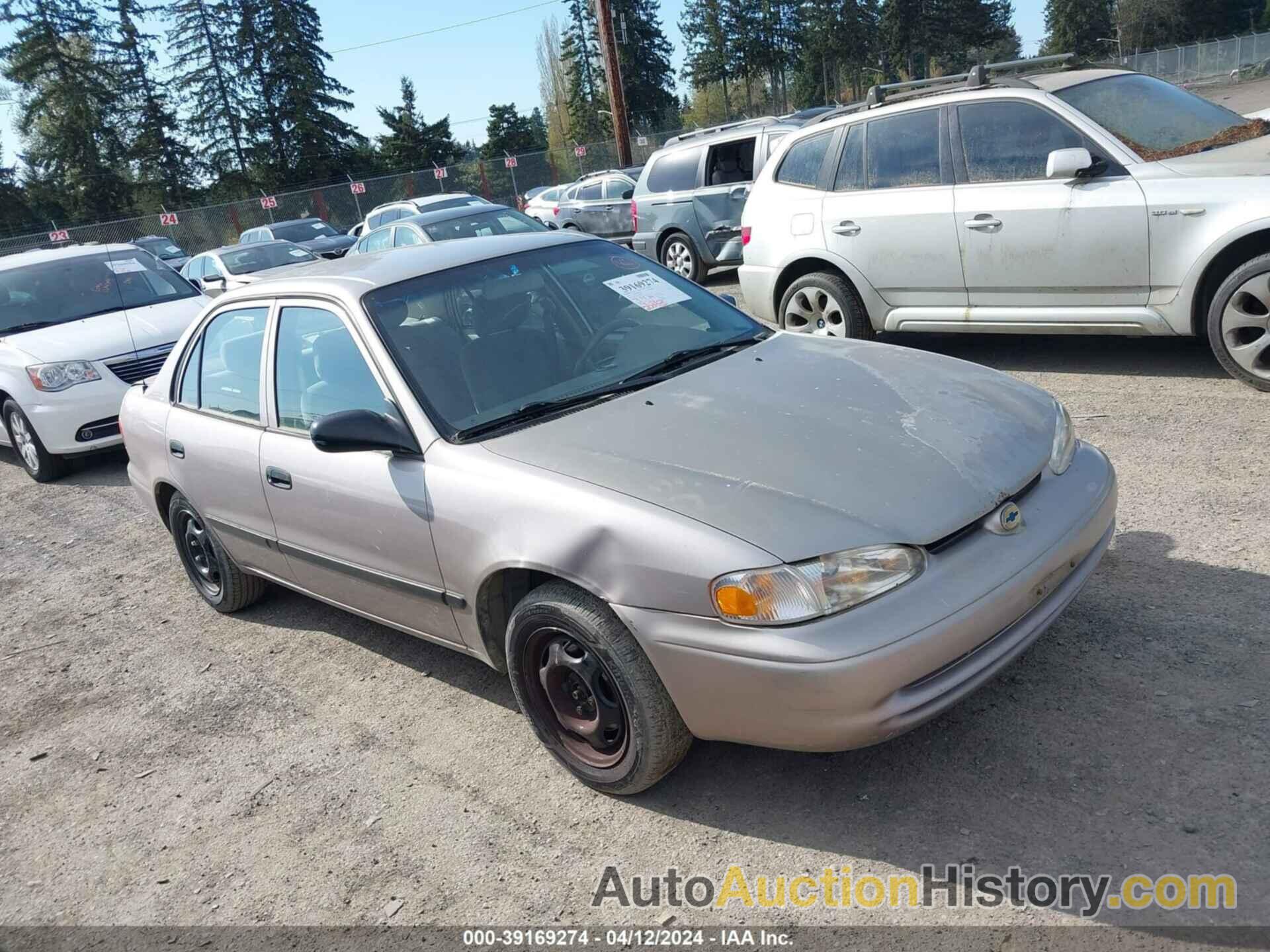 CHEVROLET PRIZM, 1Y1SK5287YZ407478