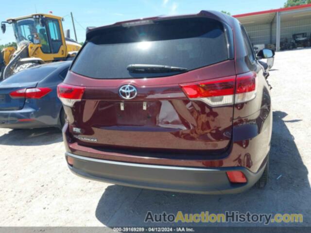 TOYOTA HIGHLANDER LE, 5TDZZRFH6KS358136