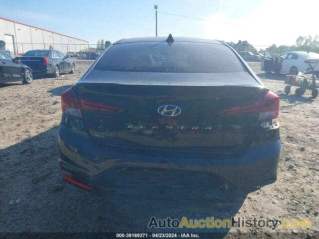 HYUNDAI ELANTRA SEL, 5NPD84LF9LH546076