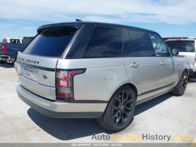 LAND ROVER RANGE ROVER 3.0L V6 SUPERCHARGED HSE, SALGS2FV9HA354802