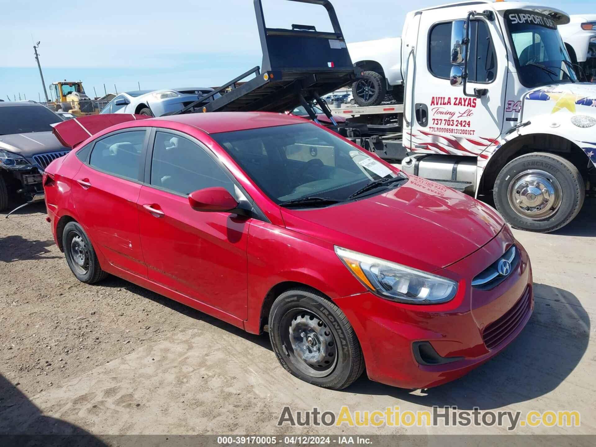 HYUNDAI ACCENT SE, KMHCT4AE0GU942943