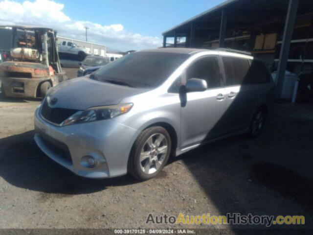 TOYOTA SIENNA SE 8 PASSENGER, 5TDXK3DCXDS388758