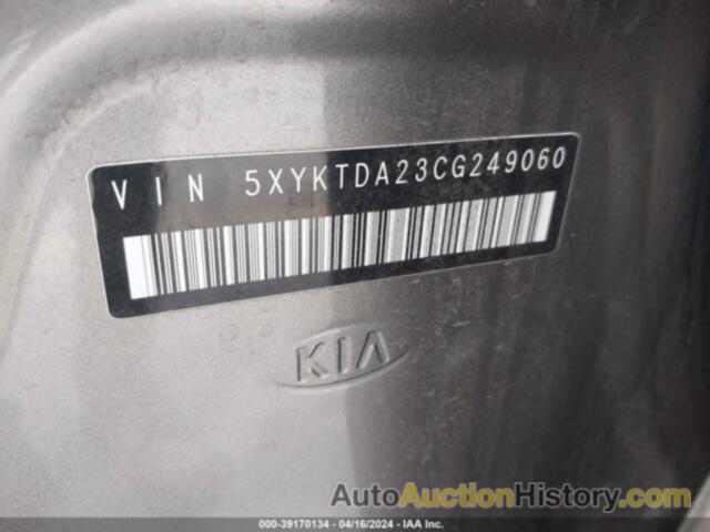 KIA SORENTO LX V6, 5XYKTDA23CG249060