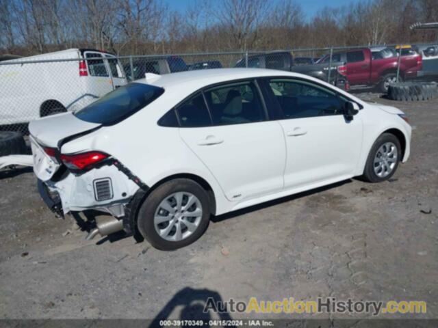 TOYOTA COROLLA HYBRID LE, JTDBDMHE3PJ004200