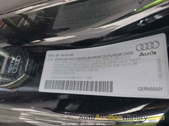 AUDI S5 4.2 PREMIUM PLUS, WAUVVAFR3BA041199