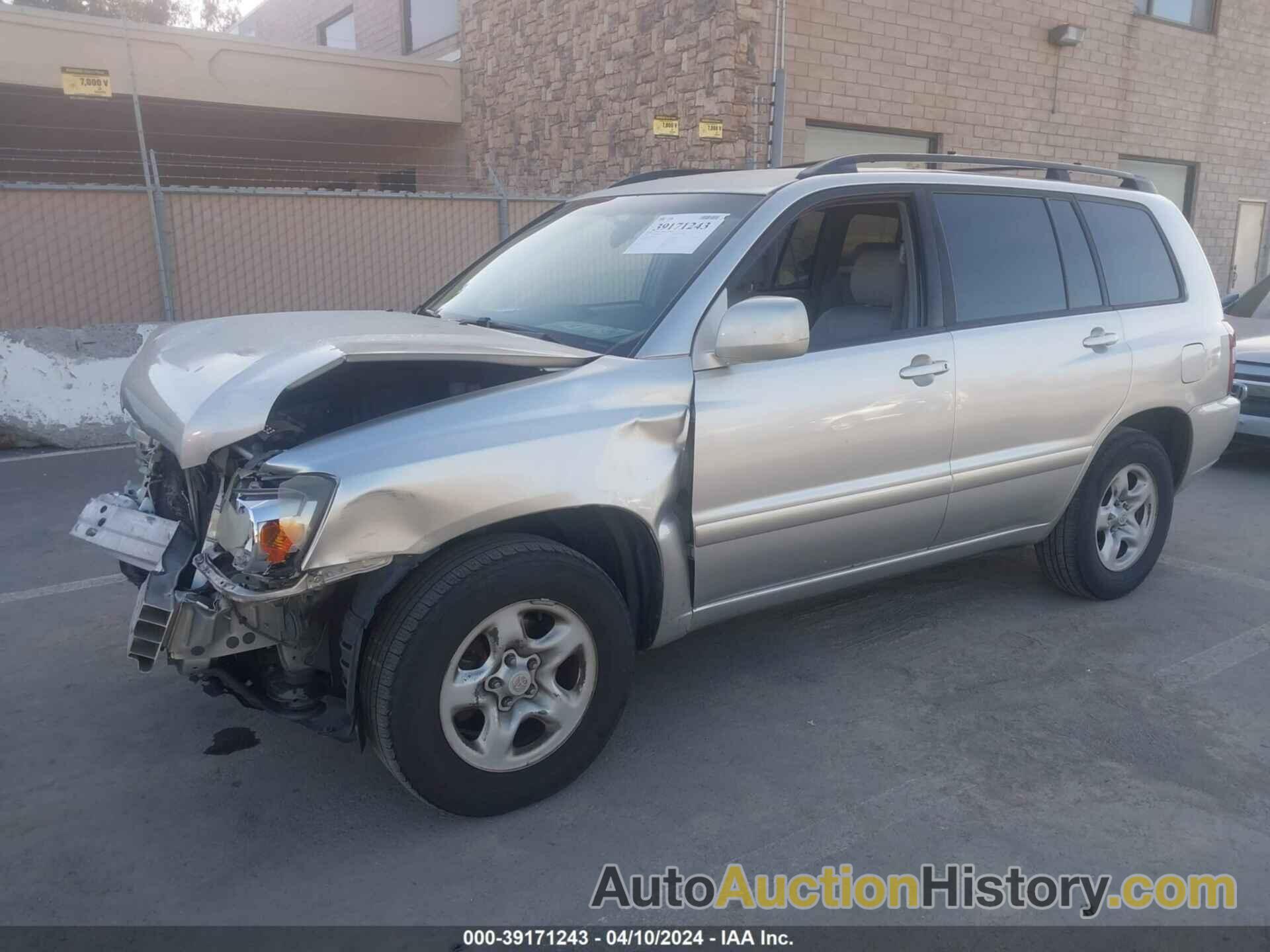 TOYOTA HIGHLANDER V6, JTEDP21A570140955